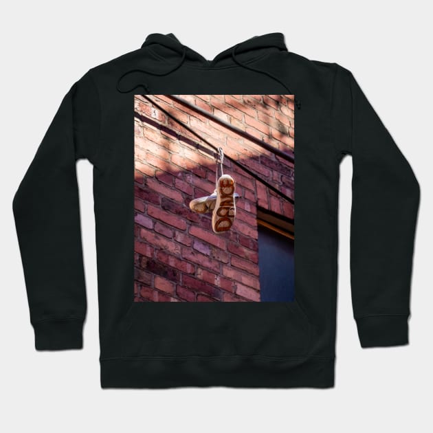 Swinging to the Beat: Dance Shoes on a Wire Hoodie by Rexel99